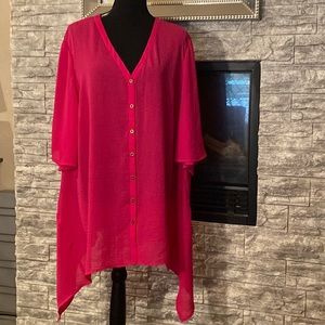 Catherine’s Hot Pink Tunic Size 18/20w